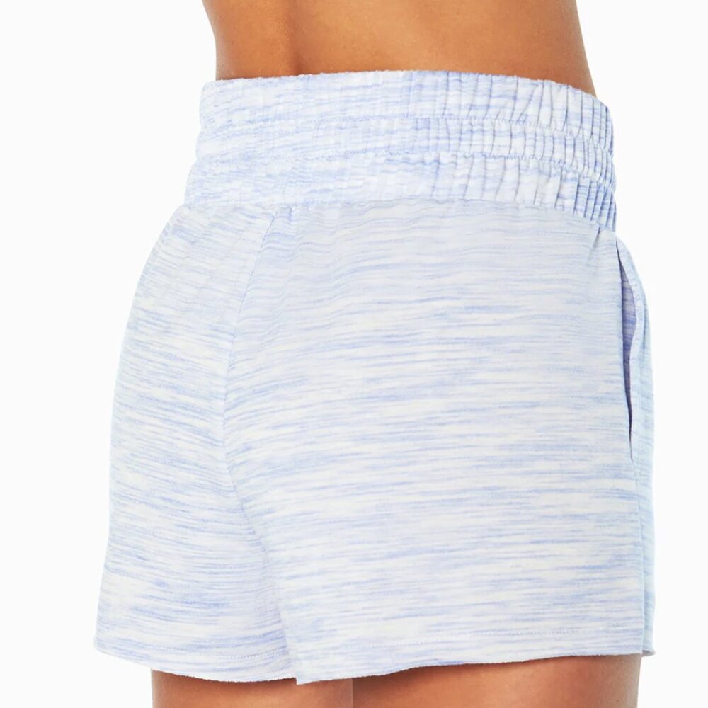 MARIKA FIT MILA SHORTS HIGH WAIST LIGHT HEATHER LUSTER SHORTS SIZE SMALL NWT - Picture 4 of 5